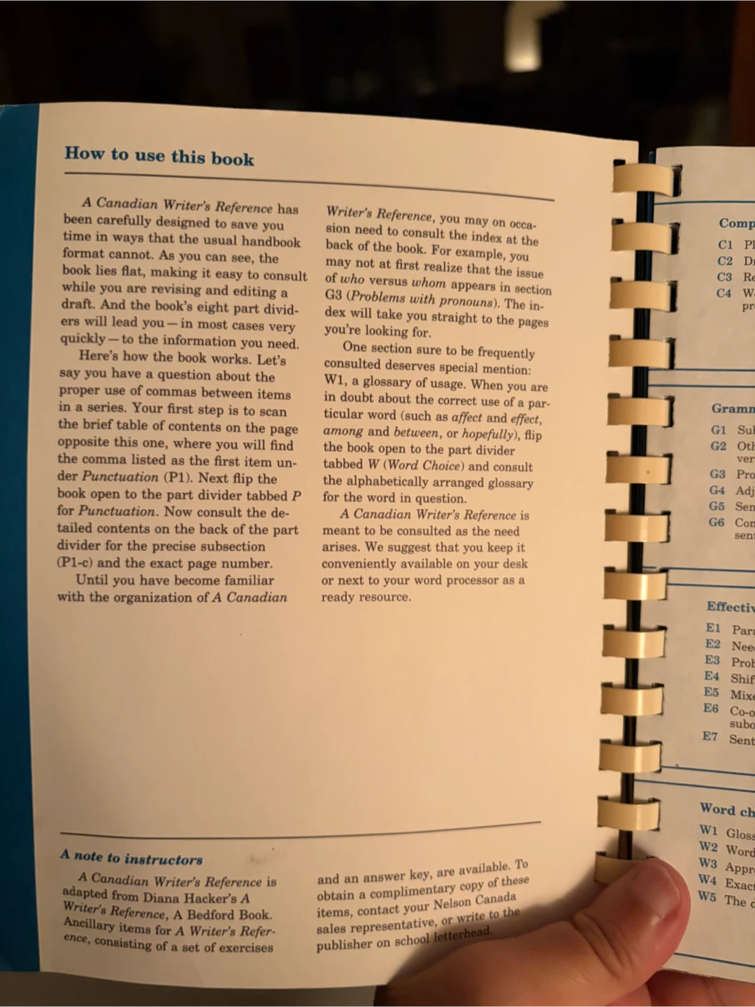 A Canadian Writer's Reference by Diana Hacker - photo 3