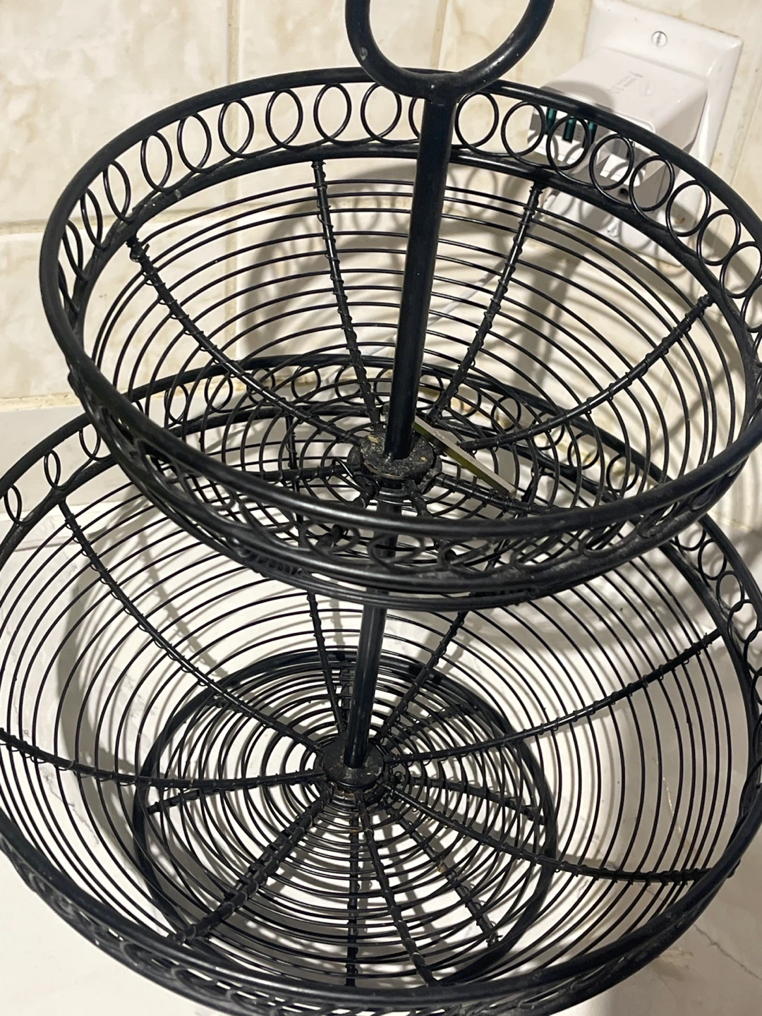 Two-Tier Wire Fruit Basket - photo 2