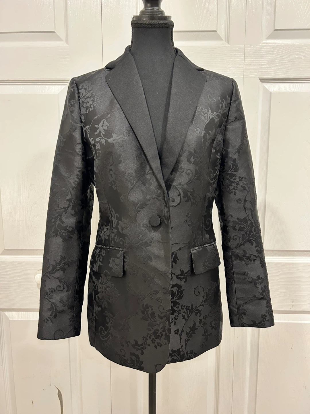Lauren Ralph Lauren Black Floral Blazer