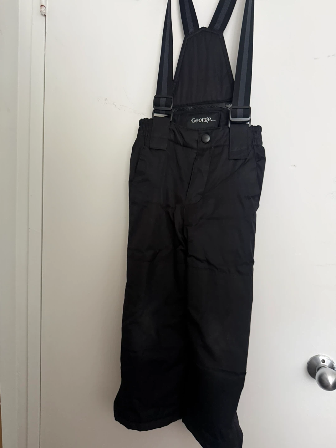 George Kids Black Snow Pants