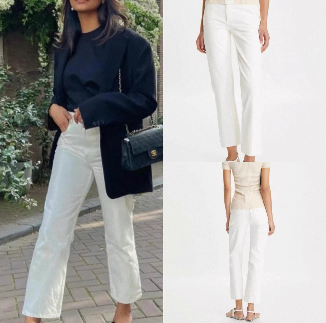 Designer’s White Denim Jeans
