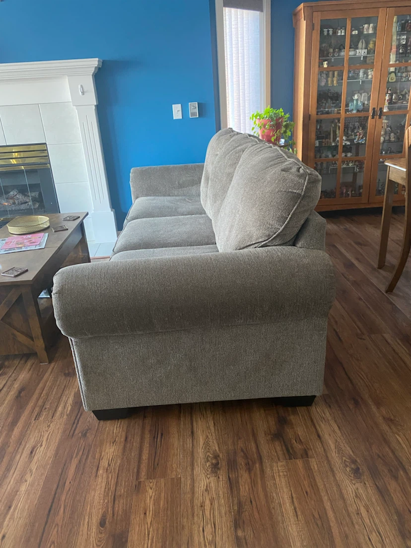 Grey Three-Seater Sofa - photo 4