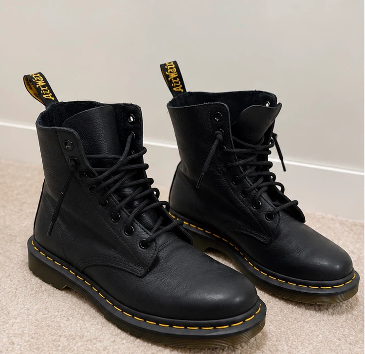 Dr. Martens Black Leather Boots 1460