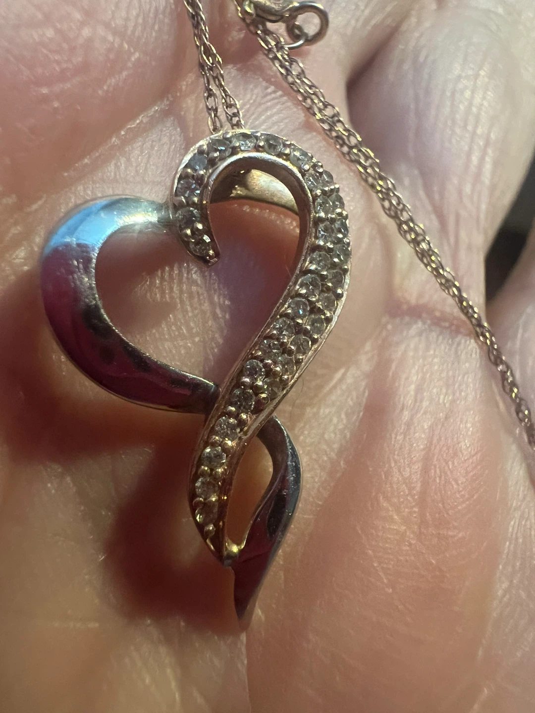 10K Gold diamond necklace