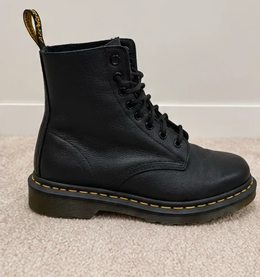 Dr. Martens Black Leather Boots 1460 - photo 3