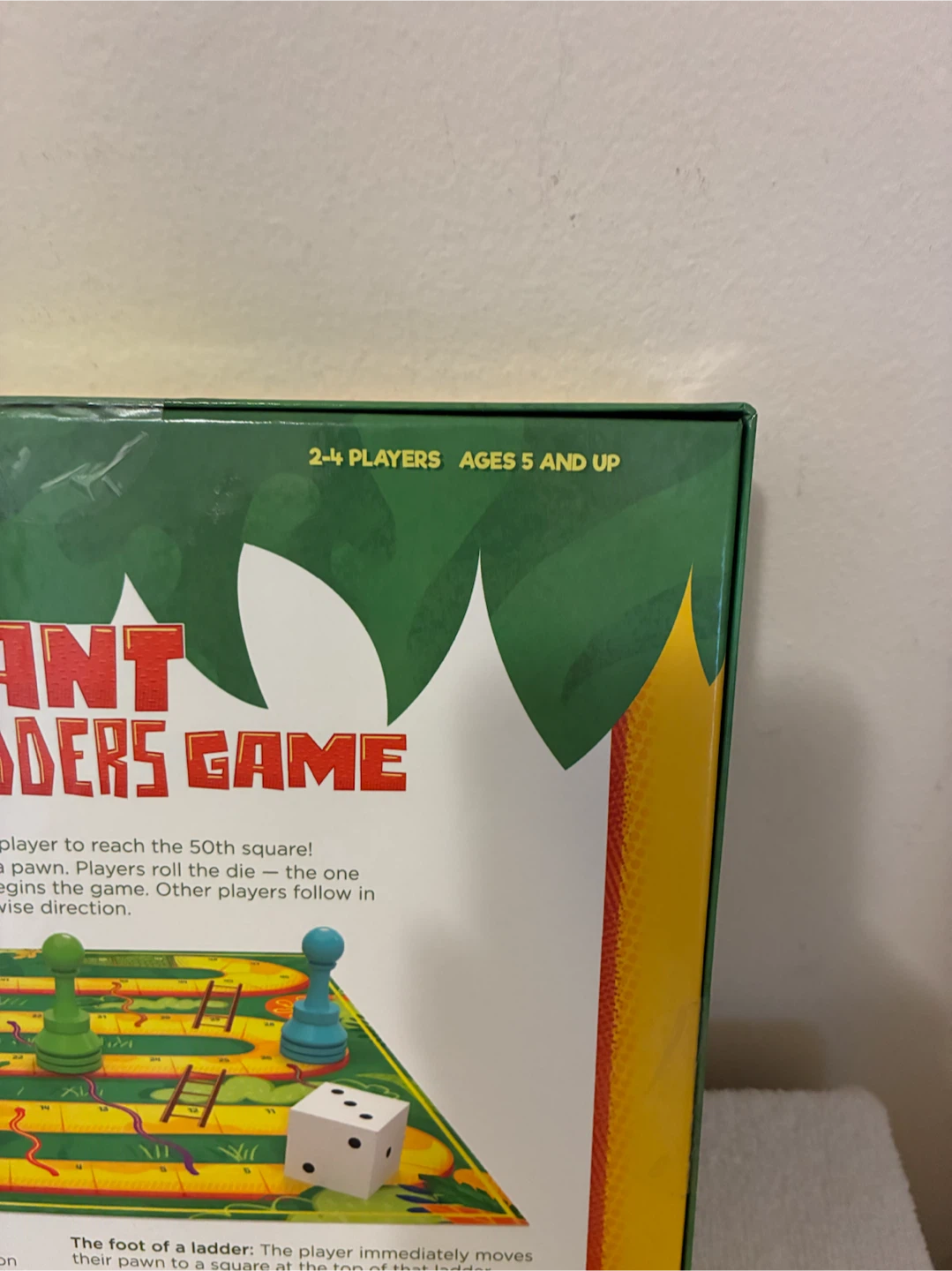 Pressman Giant Snakes & Ladders Game - photo 3
