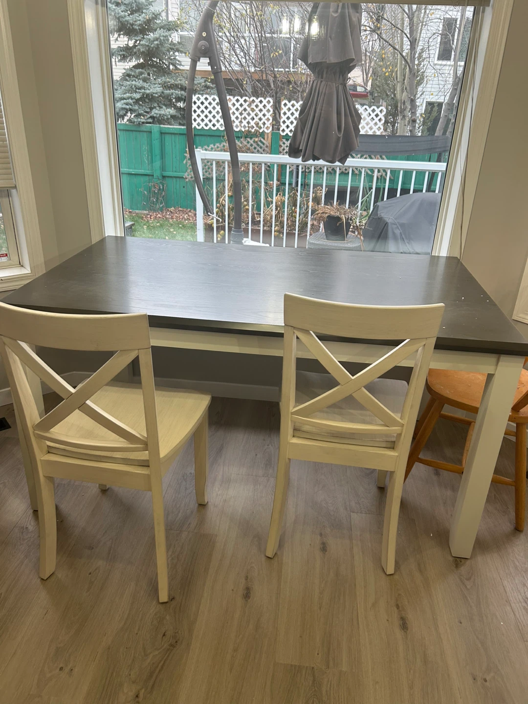 Gracie Oaks Atiqa Painted Rustic Dining Table