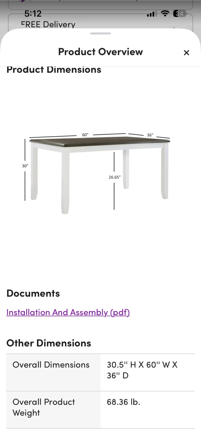 Gracie Oaks Atiqa Painted Rustic Dining Table - photo 3