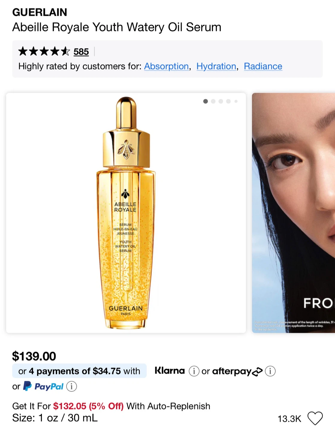 Guerlain Abeille Royale Youth Watery Oil Serum 30ml - photo 3