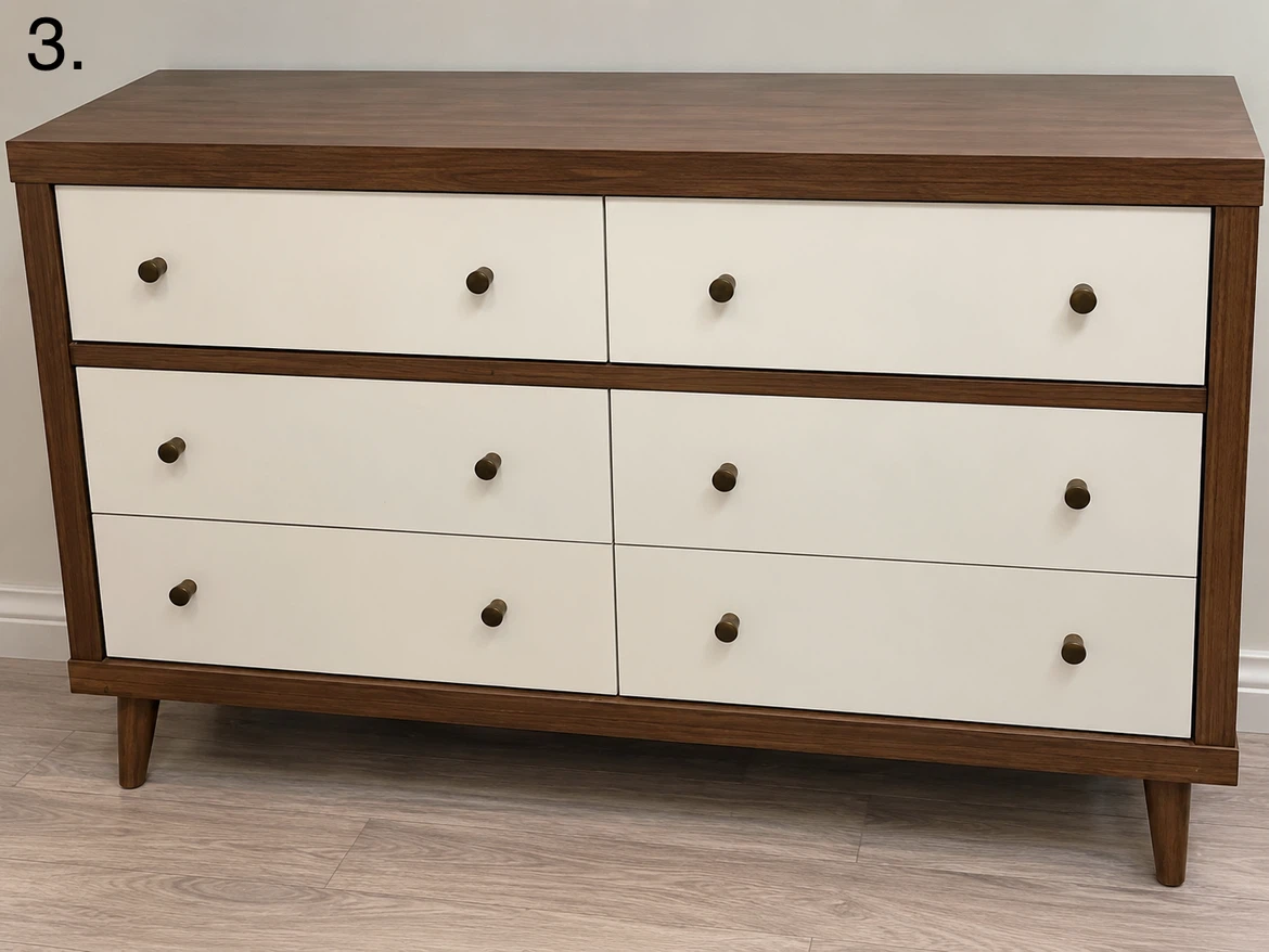 cabinets, dresser, picture frame, shoe rack - photo 5