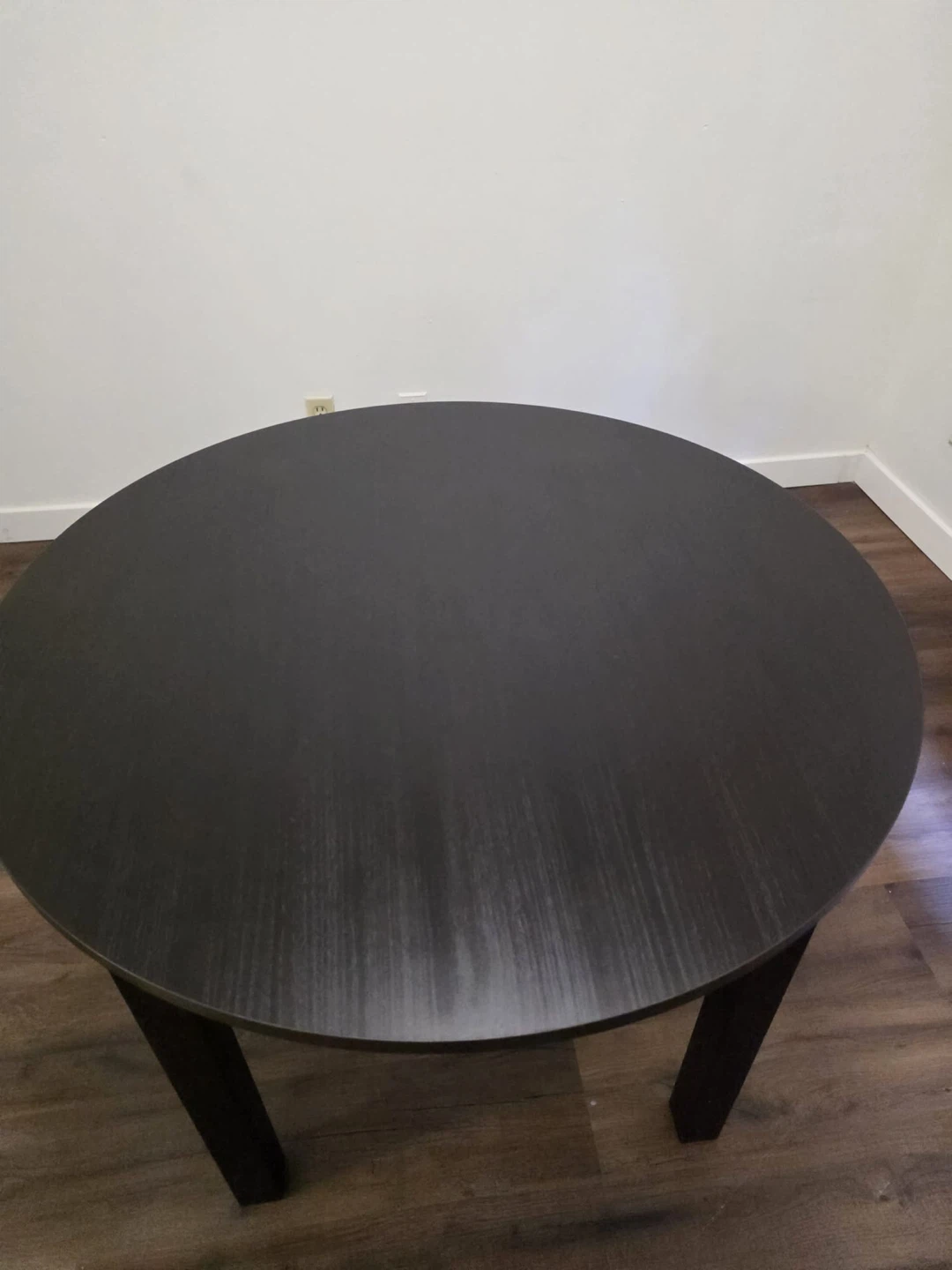 IKEA Bjursnas Black Round Dining Table - photo 2
