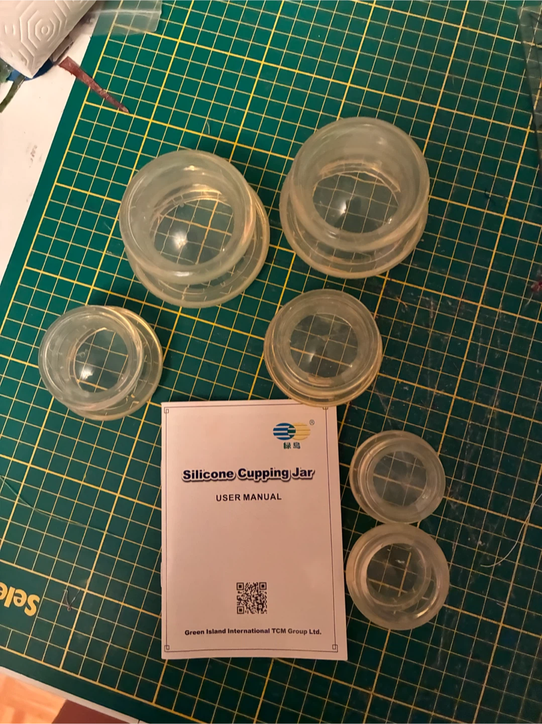 Green Island Silicone Cupping Jars
