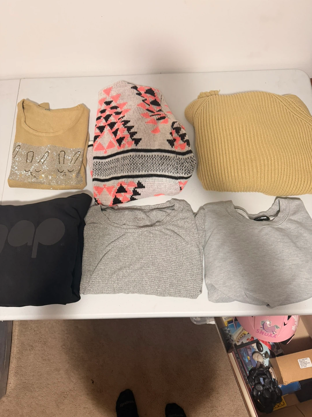 Bundle of size small long sleeves sweaters