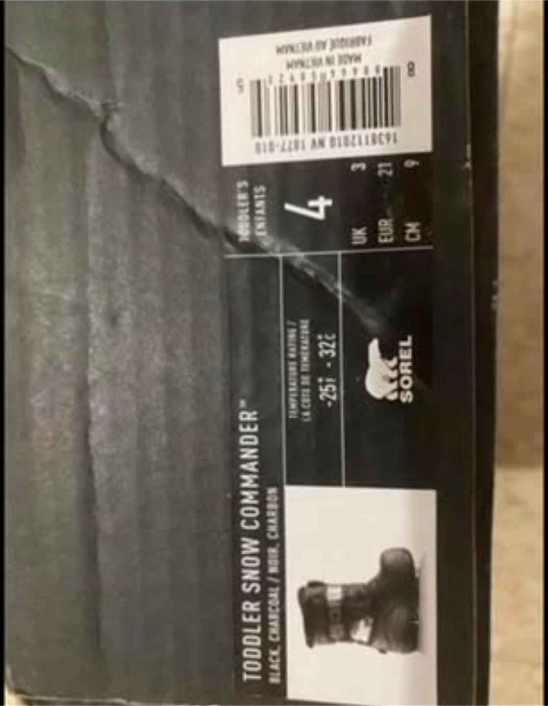New Sorel Toddler Snow Boots Size 4 - photo 2
