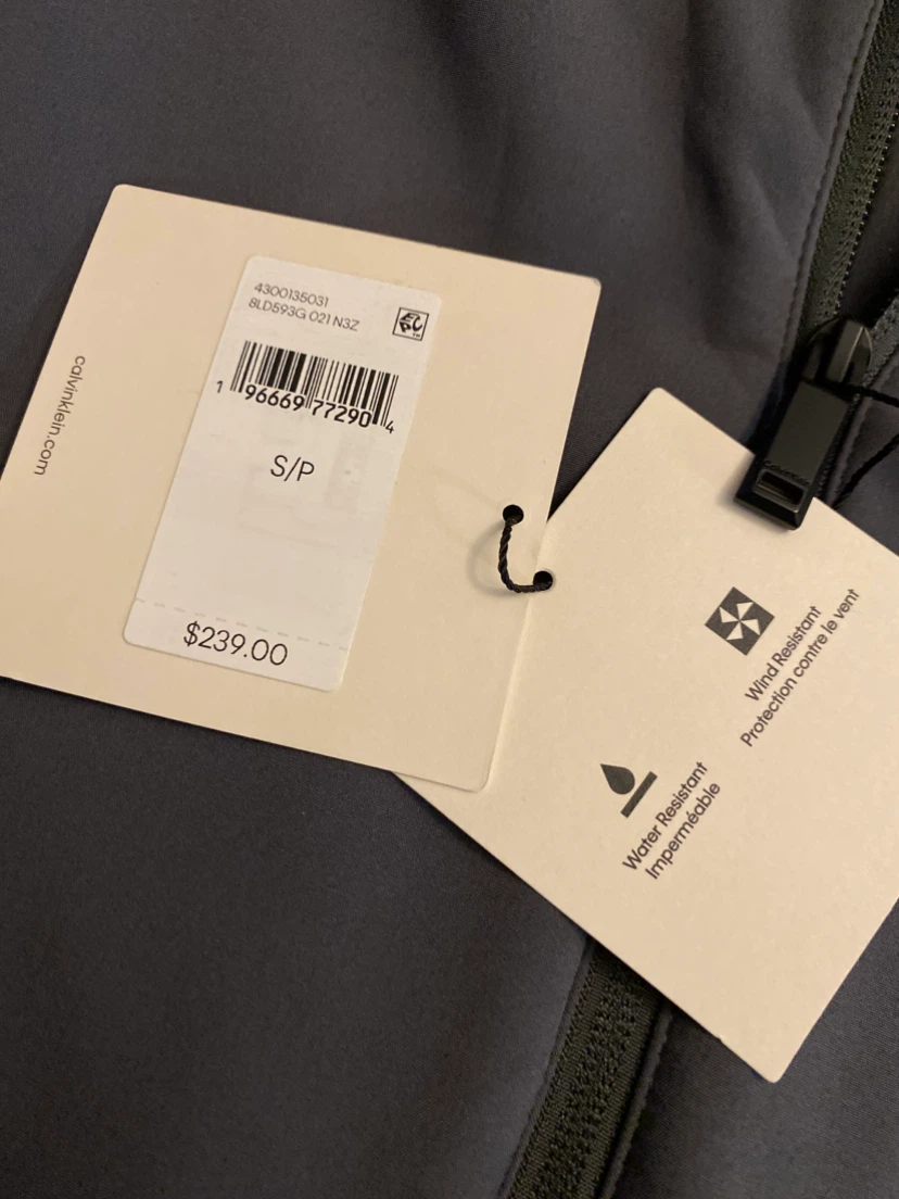Calvin Klein Wind-Resistant Hooded Jacket - photo 2