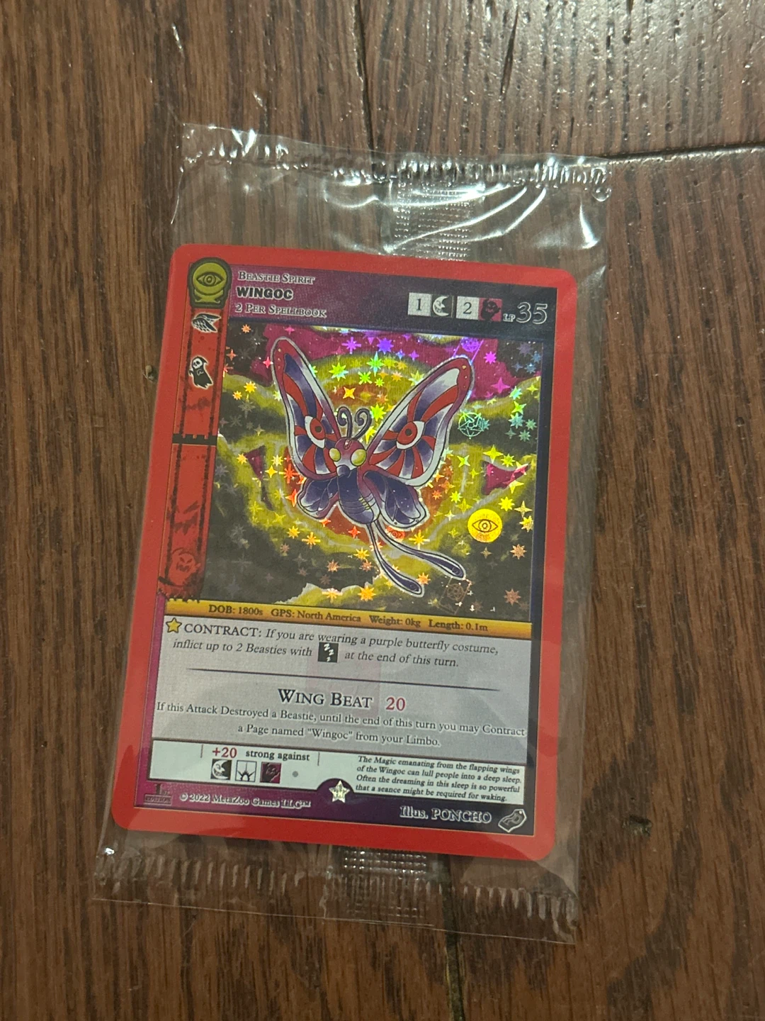 MetaZoo Wingoc Beastie Spirit Holo Trading Card