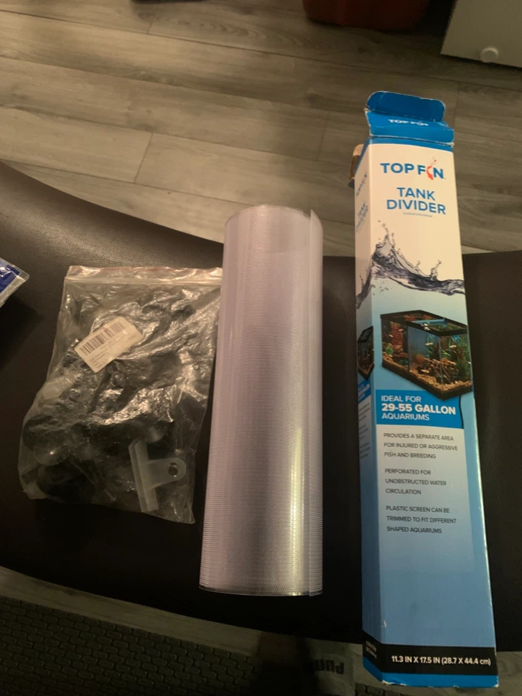 Top Fin Tank Divider for 29-55 Gallon Aquariums