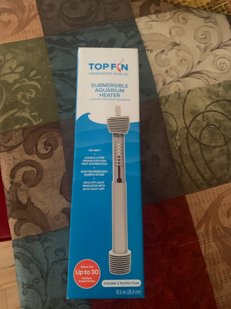 Top Fin Submersible Aquarium Heater 100 Watt