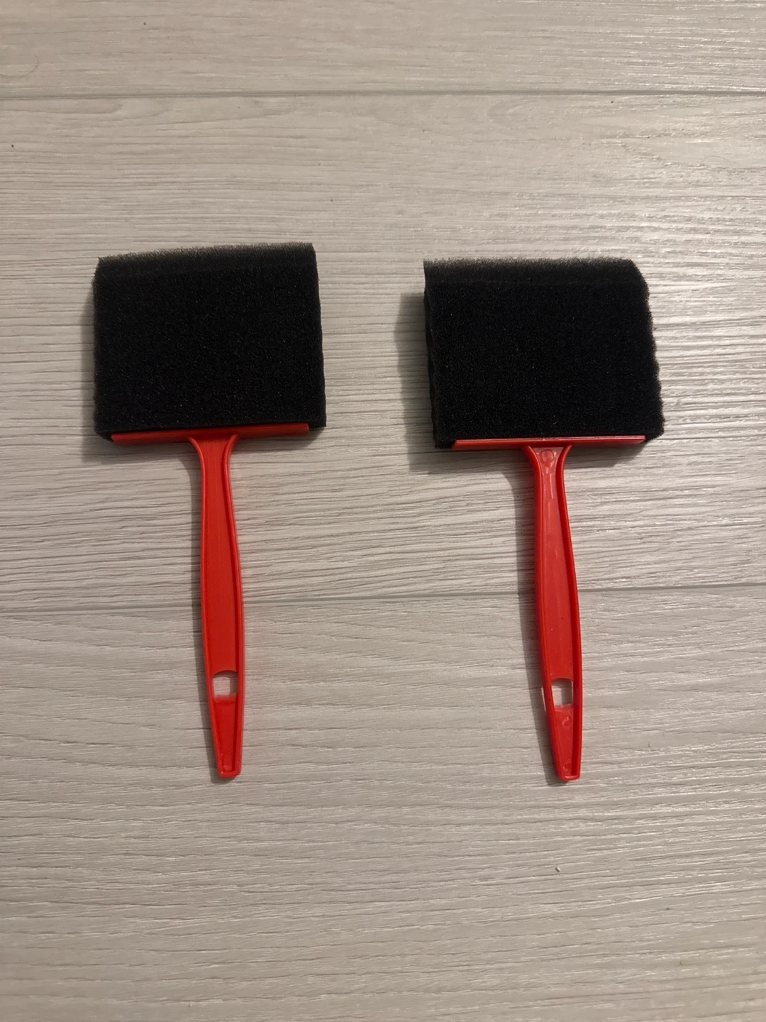 Two Foam Paint Brushes