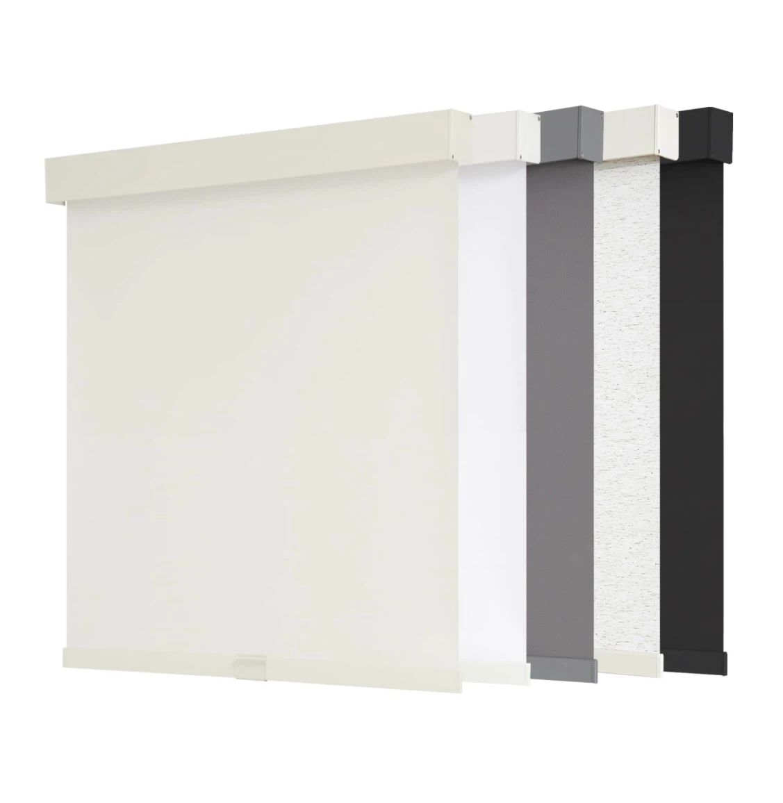 AOSKY Cordless Blackout Roller Shades 30" X 72" Ivory