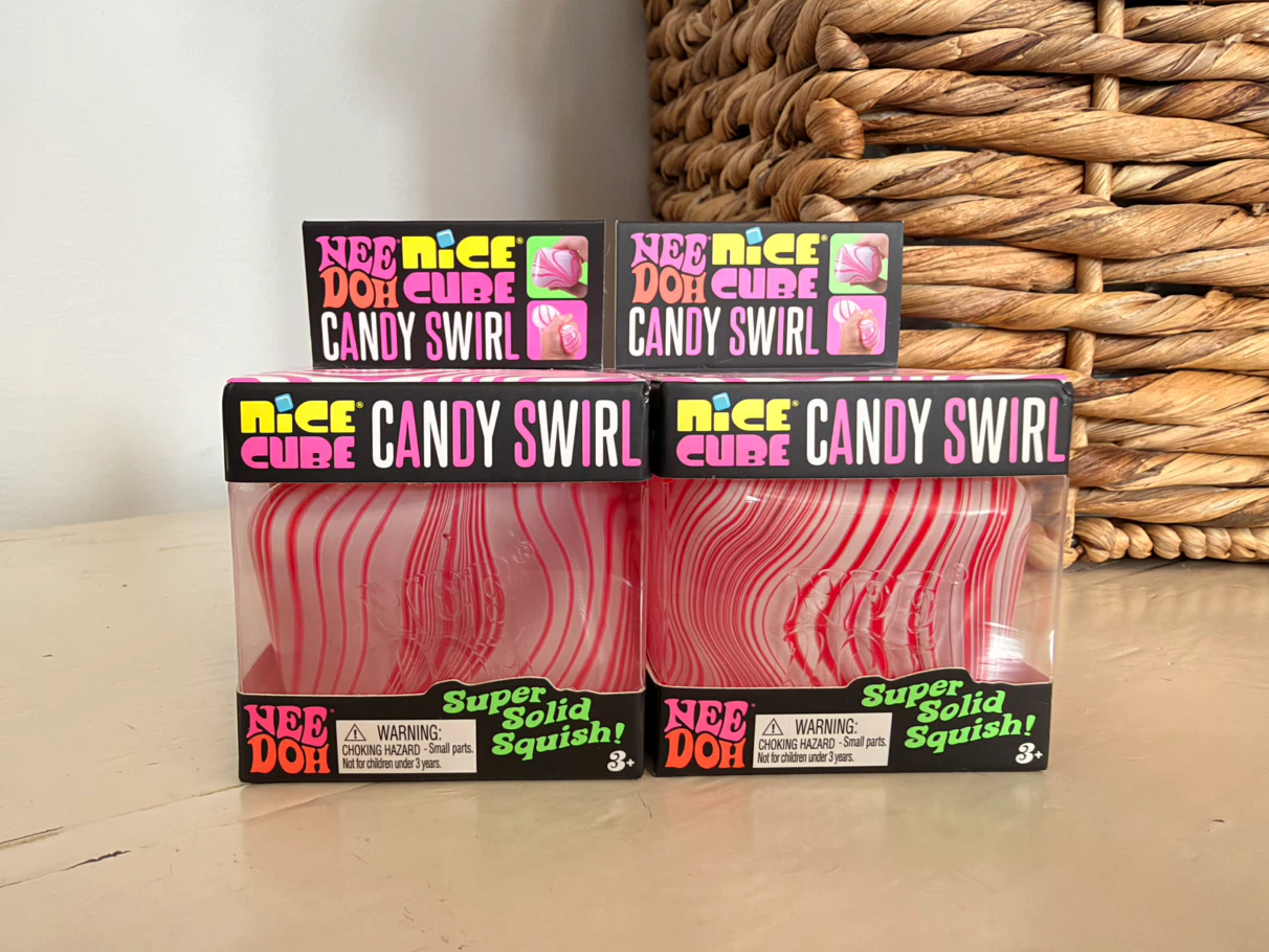Brand New NeeDoh Nice Cube Limited Edition Candy Swirl