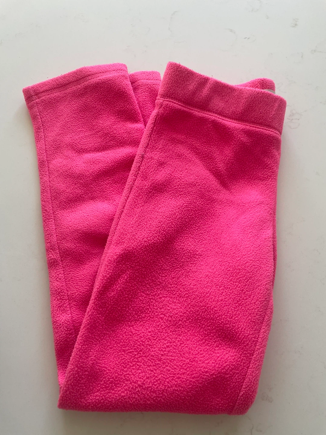 Girls Pink Fleece Pants Size 7/8