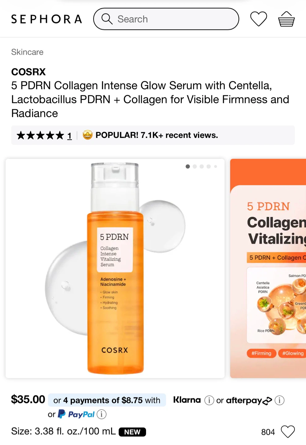 COSRX 5 PDRN Collagen Intense Vitalizing Serum - photo 3