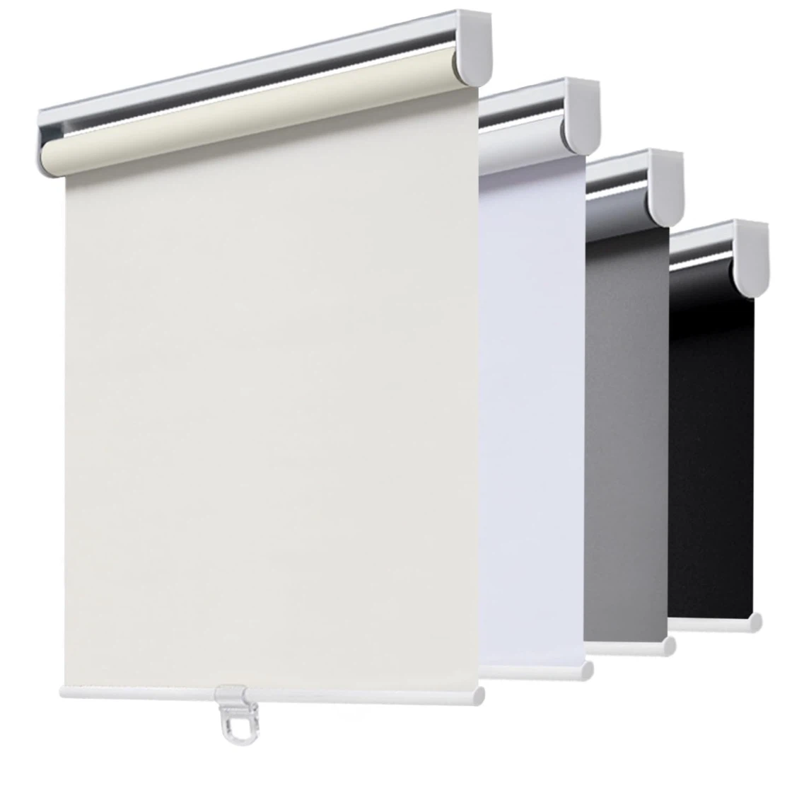 AOSKY Blackout Cordless Roller Shades For Windows