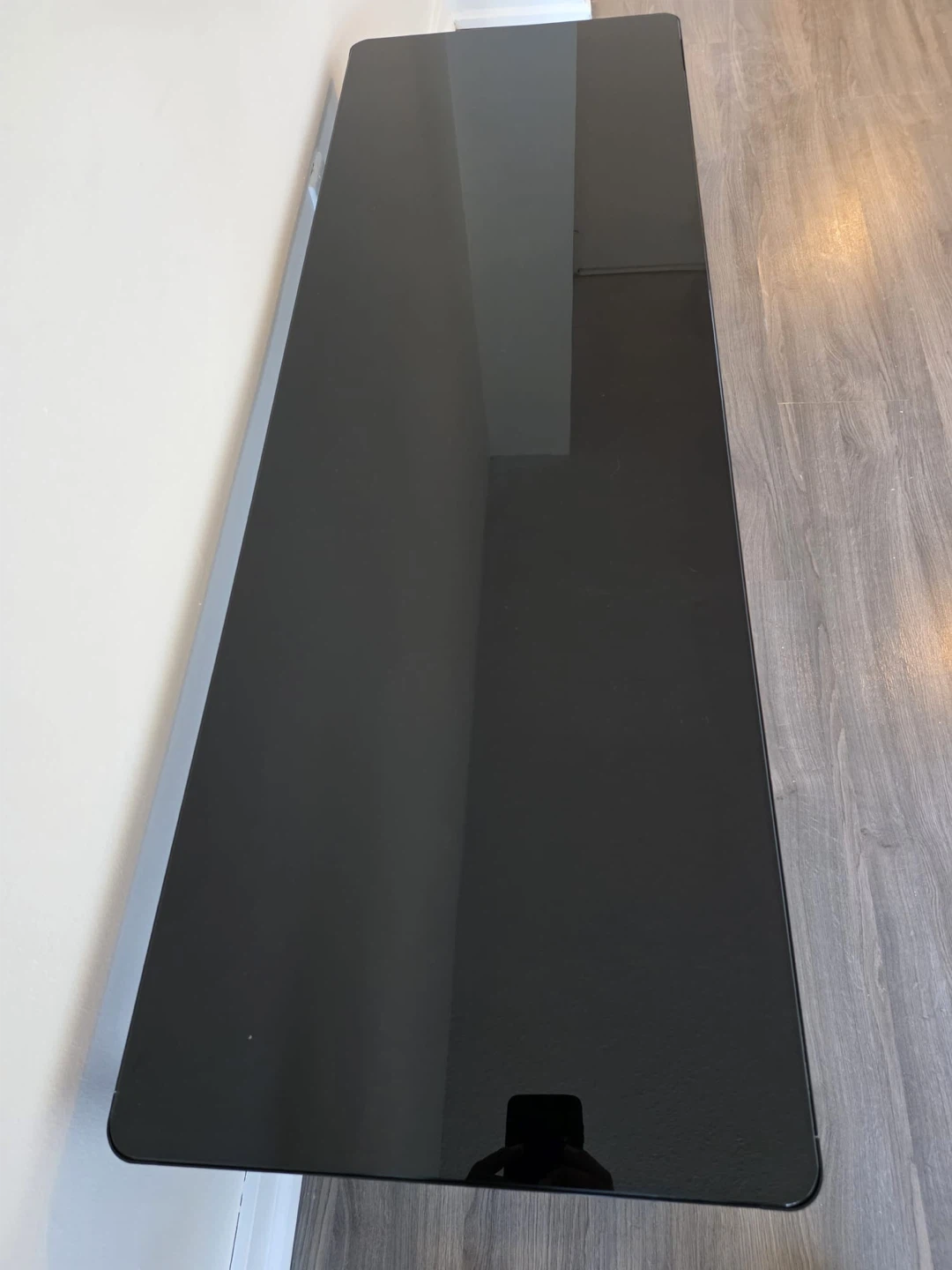 Exquisite Black Glass Media Console - photo 4