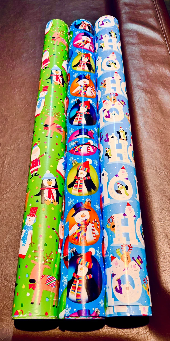 Christmas Heavy Weight Wrapping Paper 3-Pack - photo 2