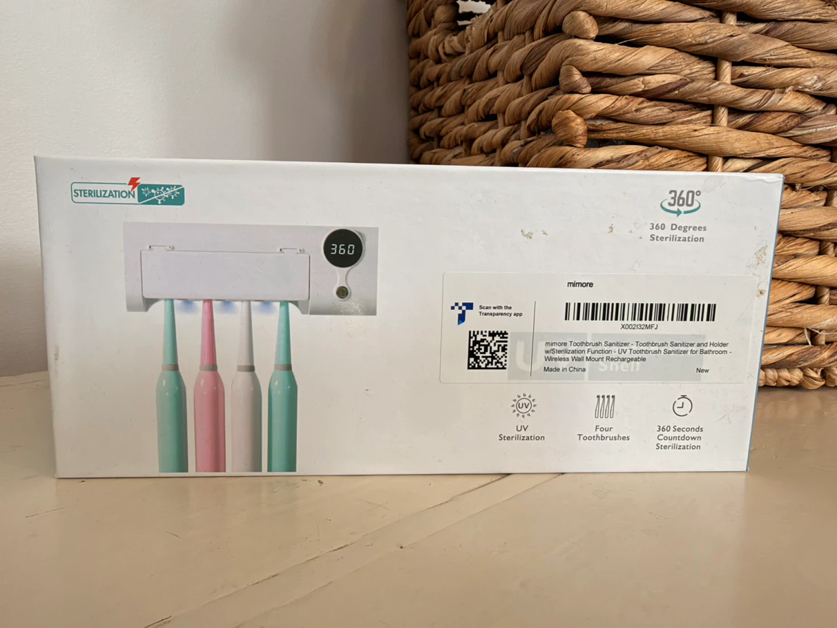 Brand New Mimore UV Toothbrush Sanitizer and Holder - photo 2