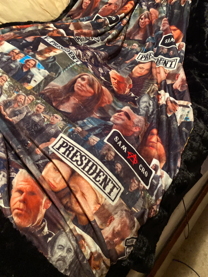 Sons of Anarchy Fleece king size Blanket