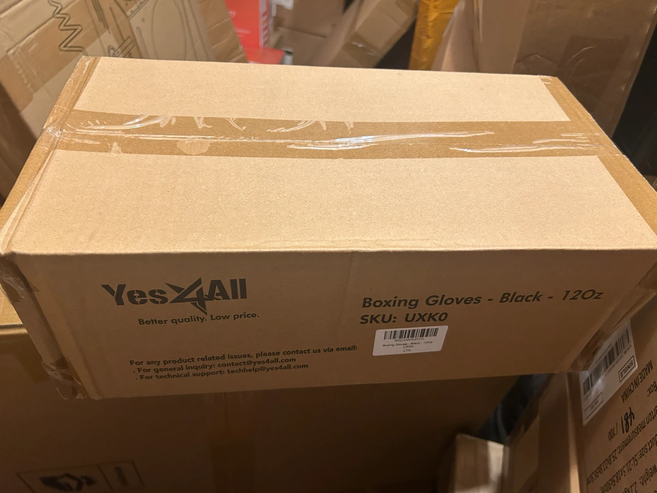 [BRAND NEW] Yes4All Boxing Gloves - Black 12oz - photo 4