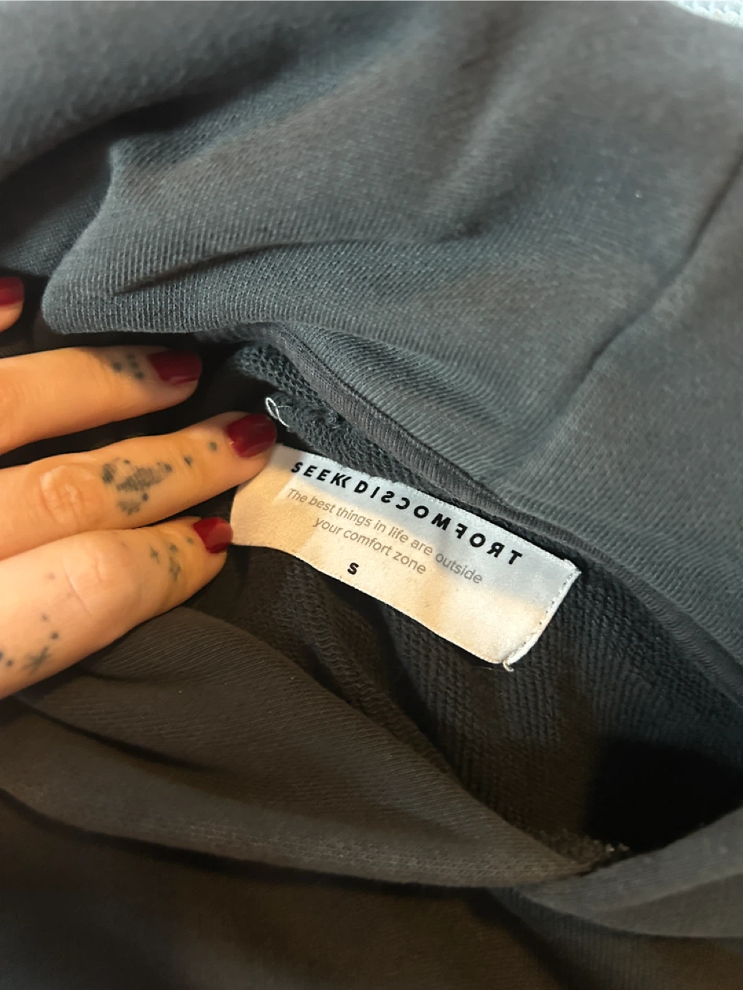 Seek Discomfort Rose Hoodie - photo 2