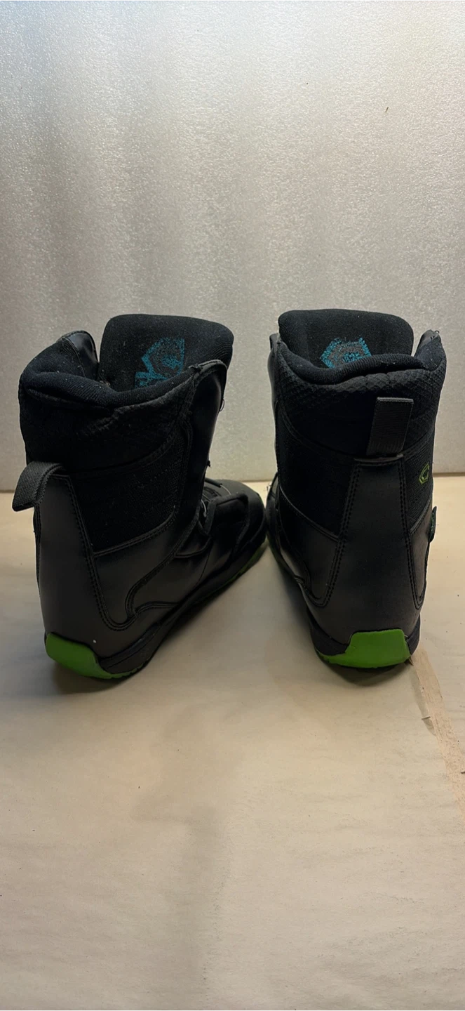 Capix Youth Snowboard Boots - Black/Green - photo 2