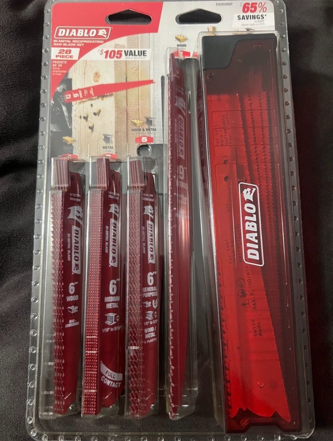 Diablo 28-Piece Reciprocating Saw Blade Set