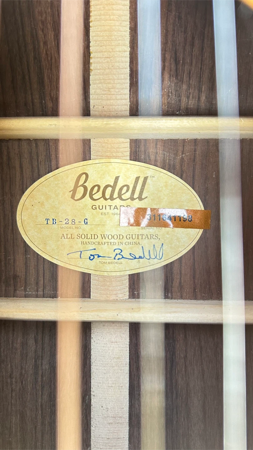 Bedell TB-28-G Acoustic Electric Guitar - photo 4