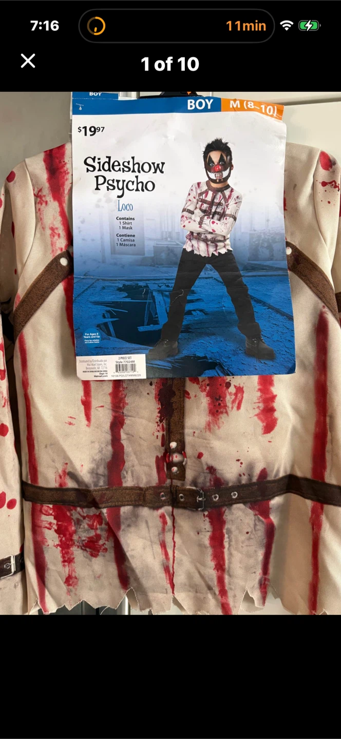 NEW Boys Sz 8-10 Costumes
