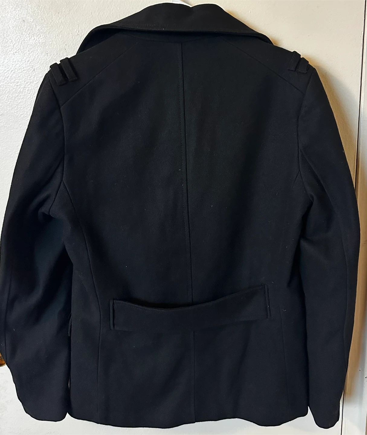 H&M Black Pea Coat - photo 2