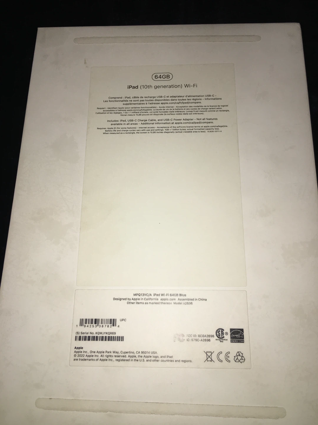 Apple iPad 10th Generation 64GB Wi-Fi Blue - photo 4