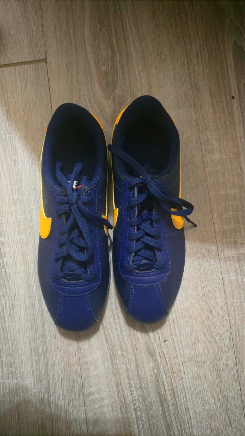 Nike Cortez Sneakers Blue and Yellow