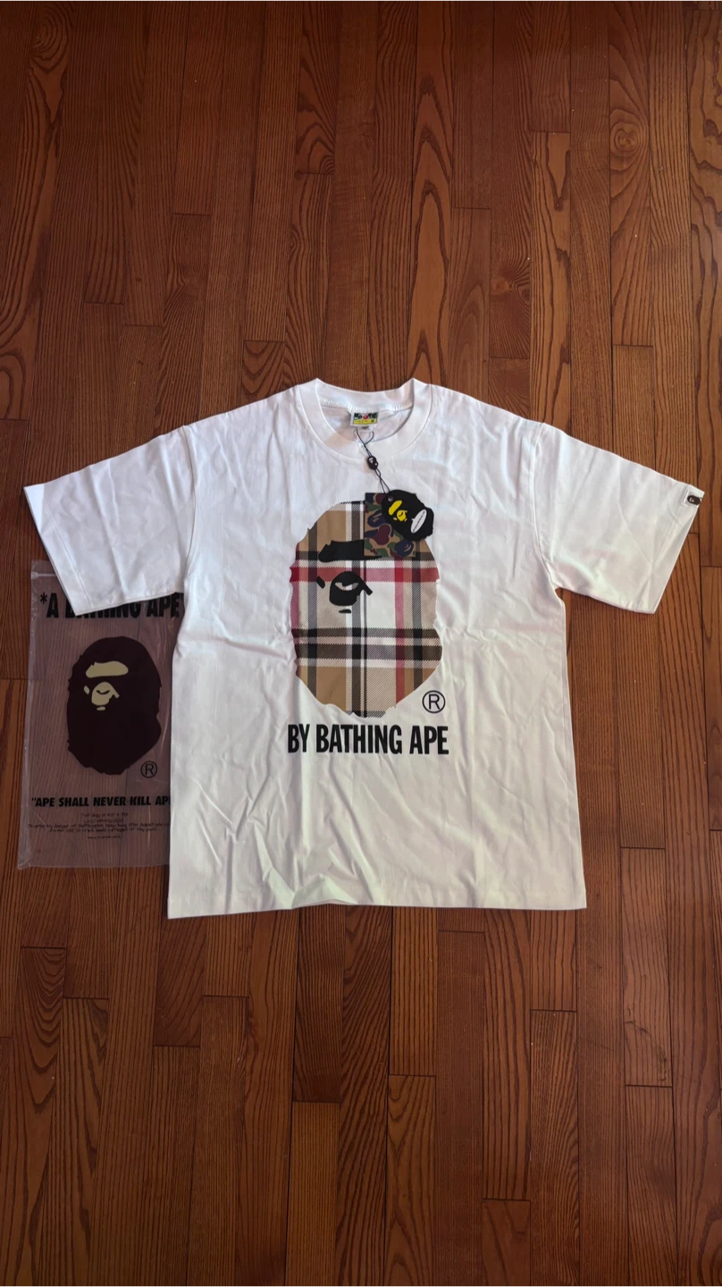 A Bathing Ape BAPE Logo T-Shirt White