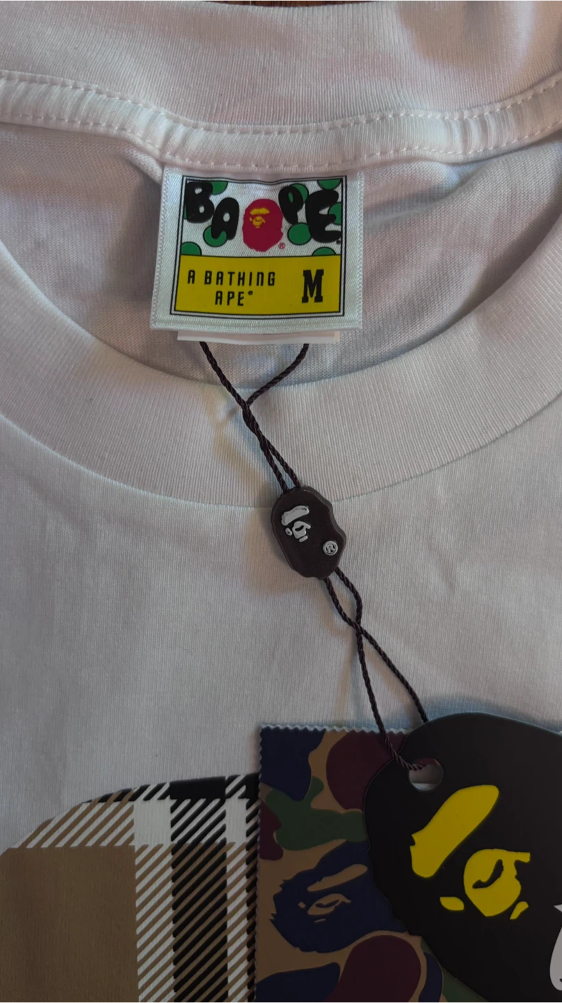 A Bathing Ape BAPE Logo T-Shirt White - photo 3