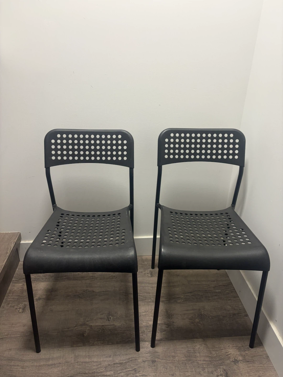 pair of IKEA chairs for $10