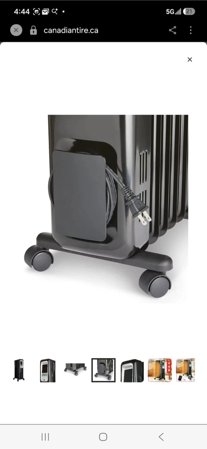 NOMA Oil-Filled Heater with Remote - photo 3