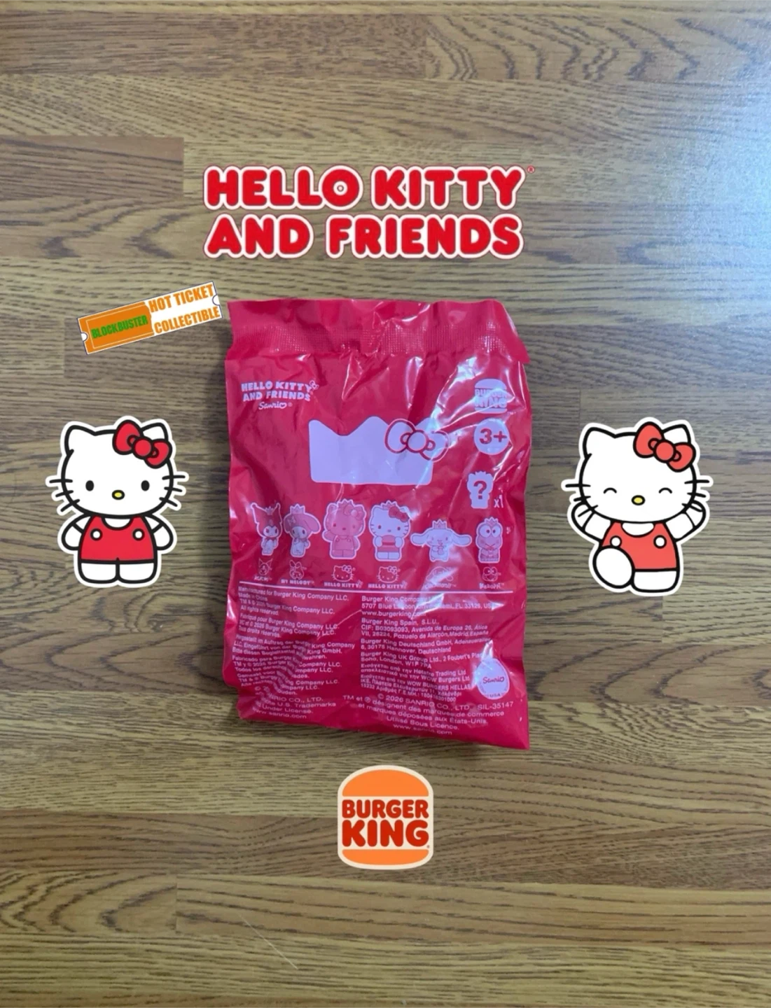 Burger King | Hello… King Jr. Kids’ Meal Toy (Hello Kitty)