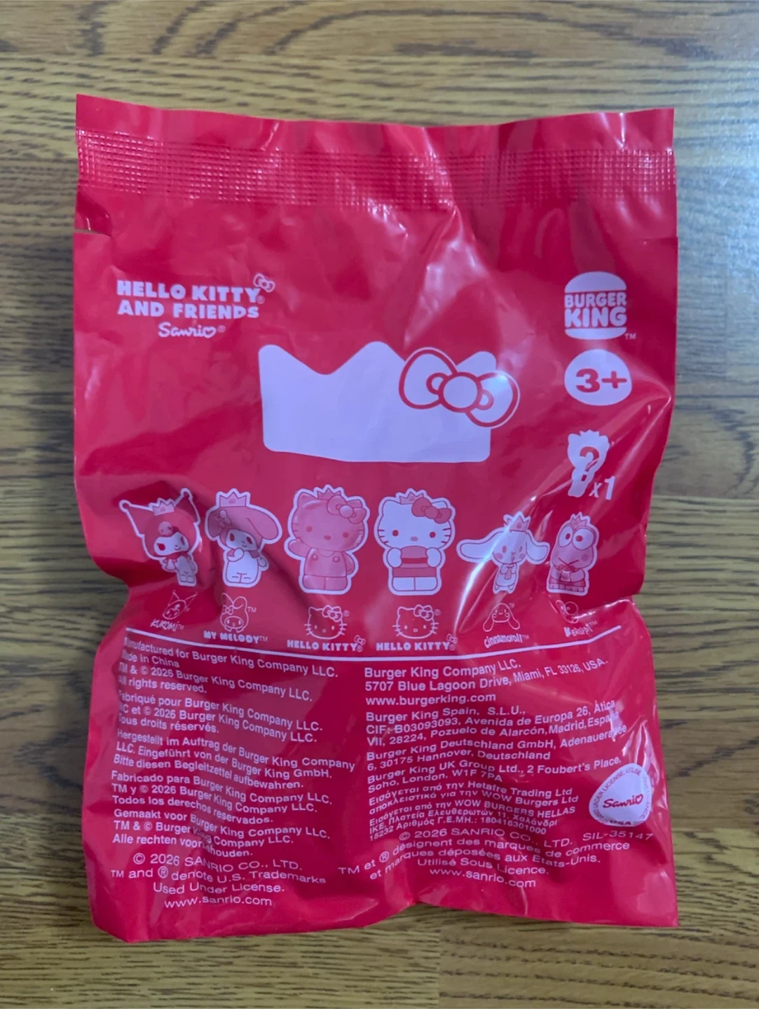 Burger King | Hello… King Jr… Meal Toy (Kuromi) - photo 2