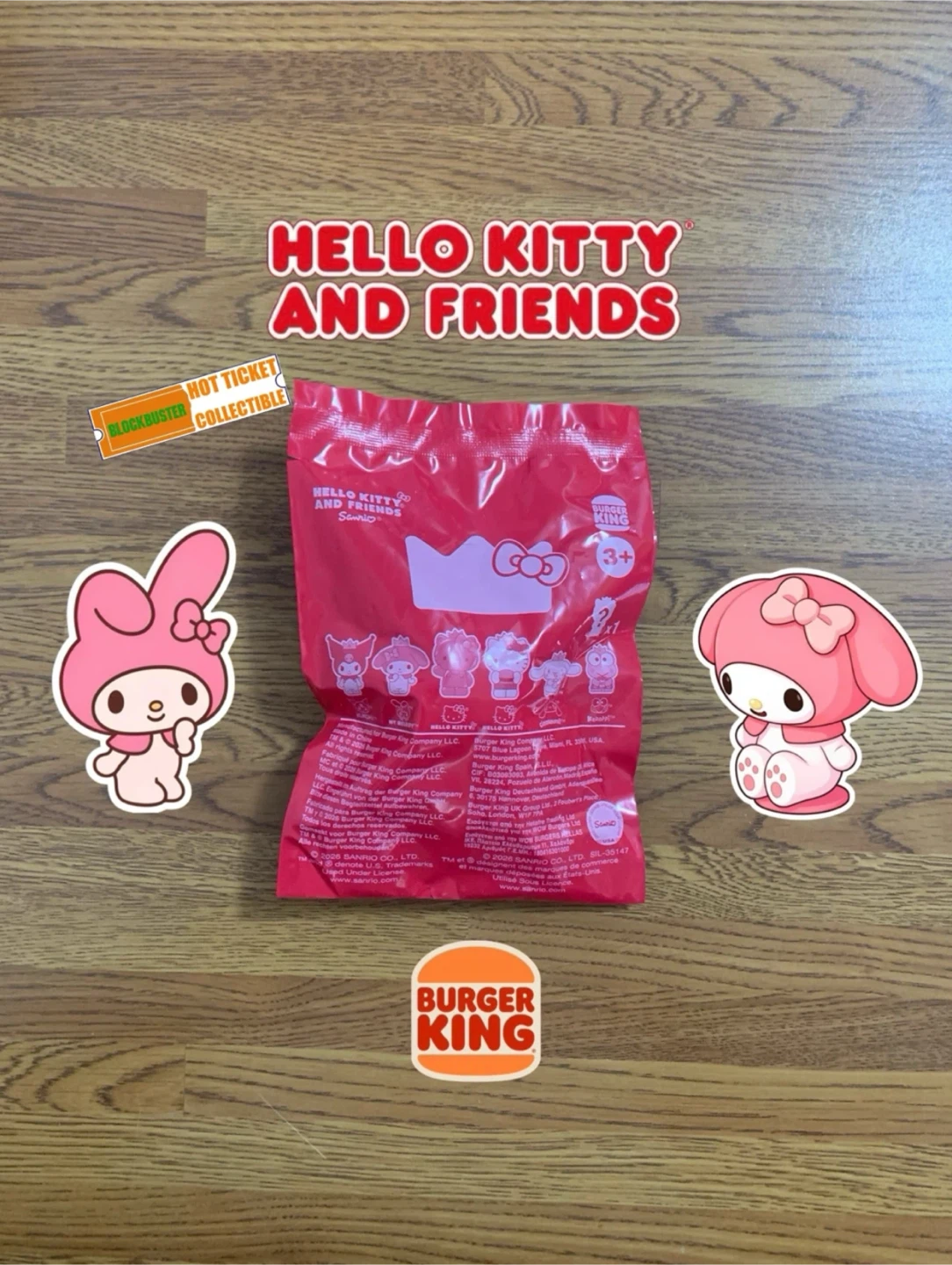 Burger King | Hello… King Jr… Meal Toy (My Melody)