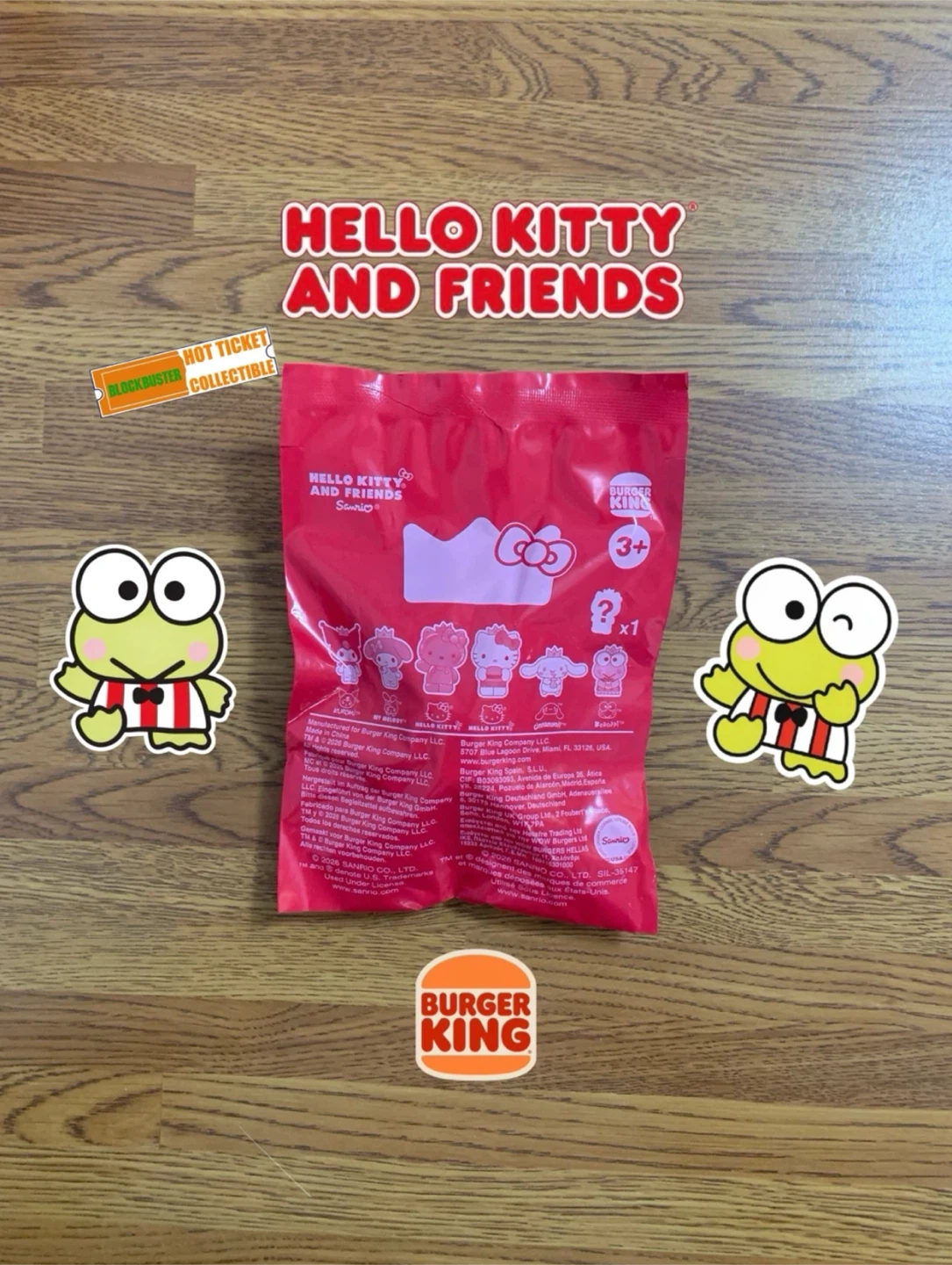 Burger King | Hello… King Jr… Meal Toy (Keroppi)