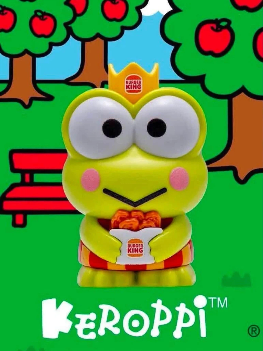 Burger King | Hello… King Jr… Meal Toy (Keroppi) - photo 5